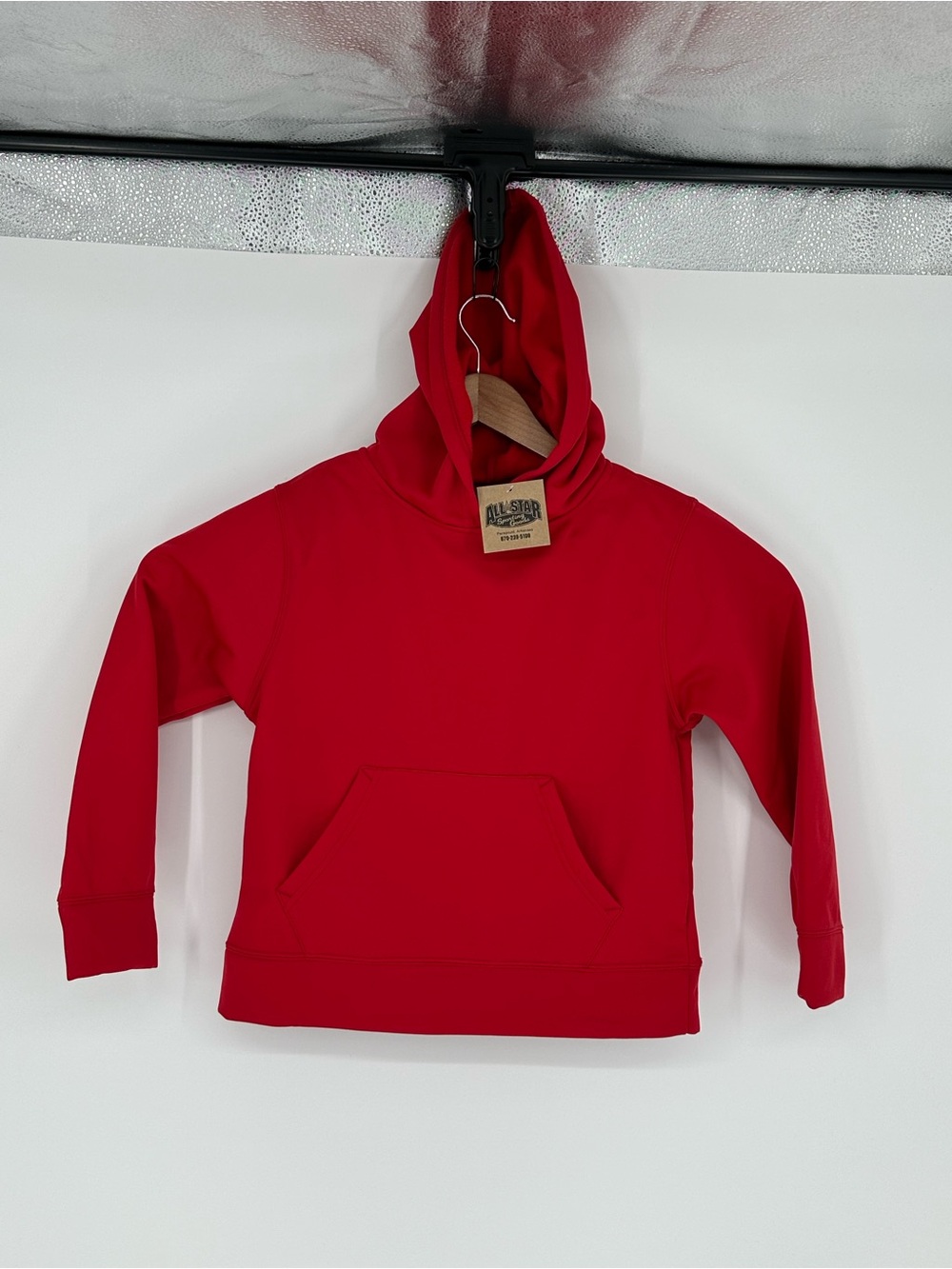 NEW!! EG-Pro Youth Red Pullover Hoodie Fleece Lined Performance U7
